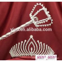 Venda quente moda princesa tiara e conjunto de varinha